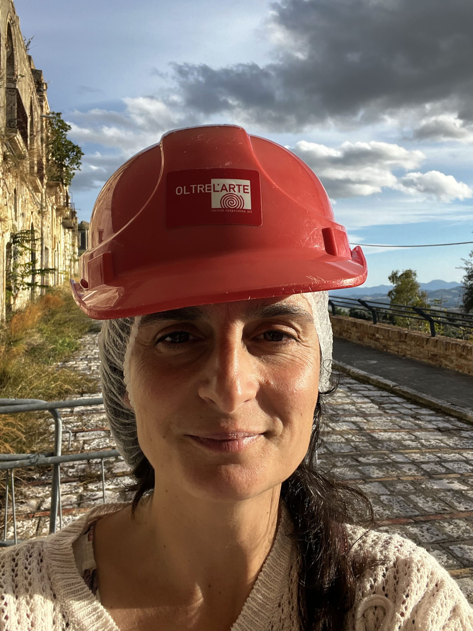 Giuditta at the Ghost Town of Craco