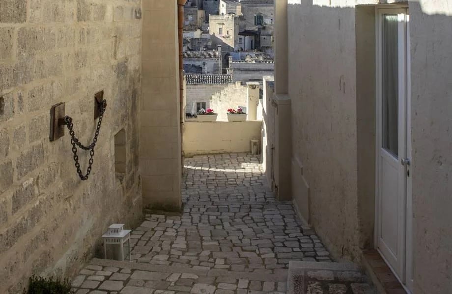 Terrace overlooking the Sassi