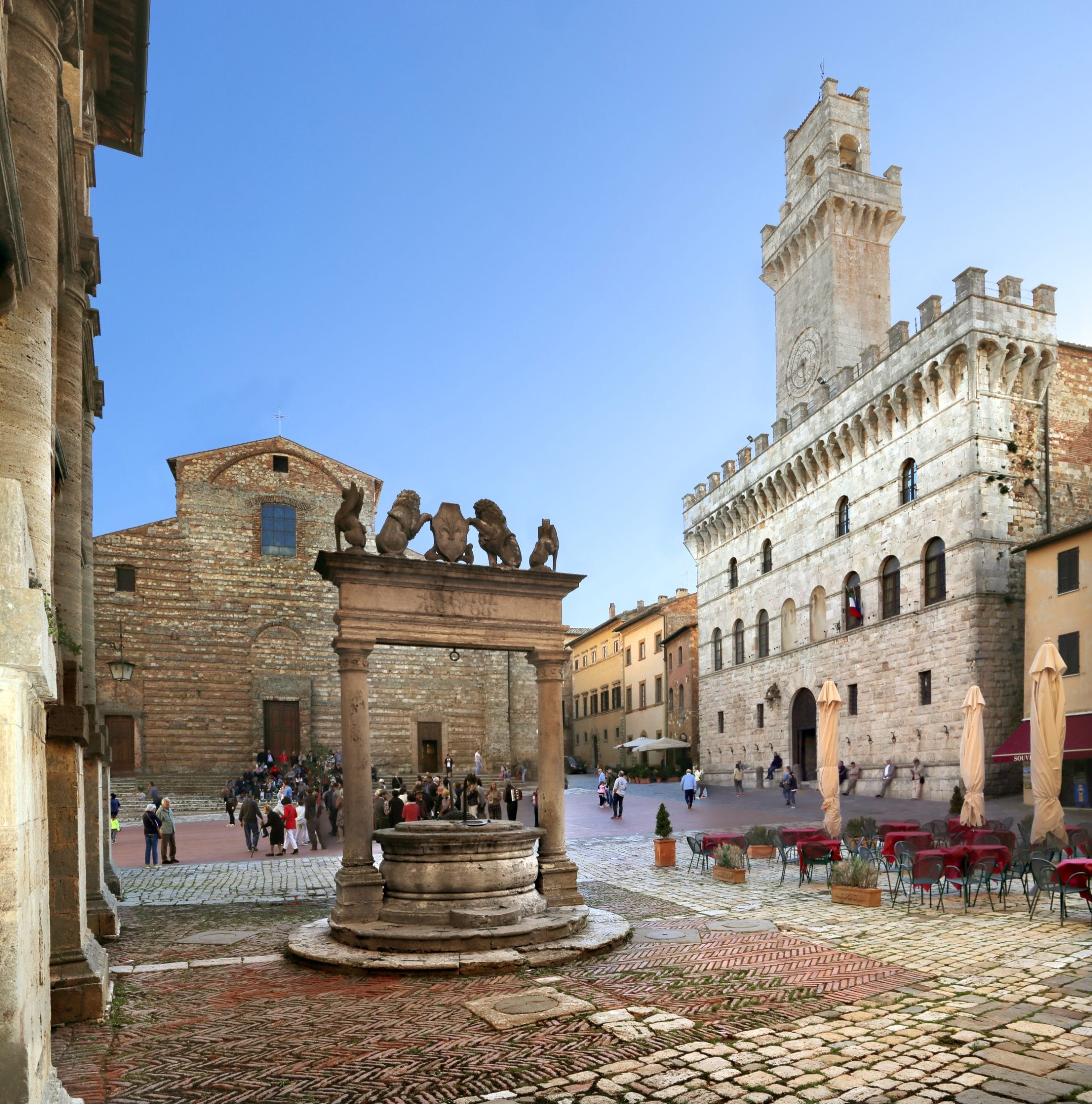 Piazza Grande in Montepulciano