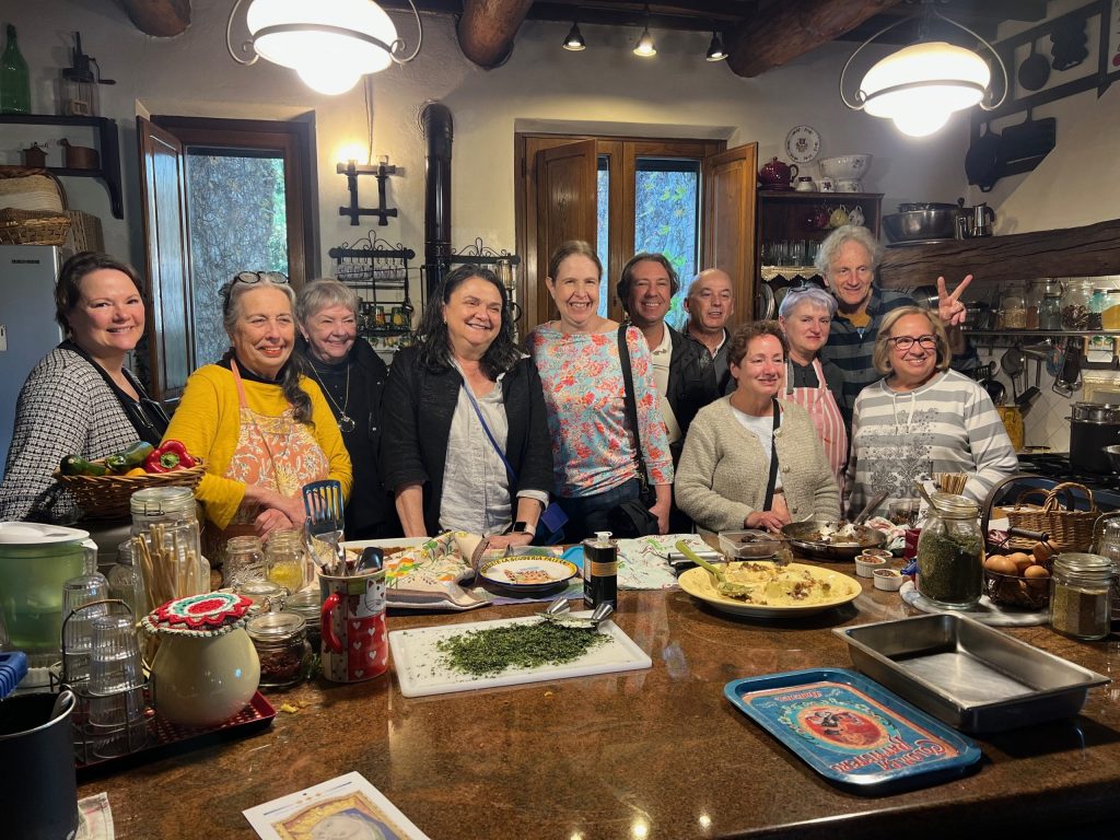Cooking class at Poggio Etrusco, Val d'Orcia