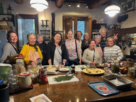 Cooking class at Poggio Etrusco, Val d'Orcia