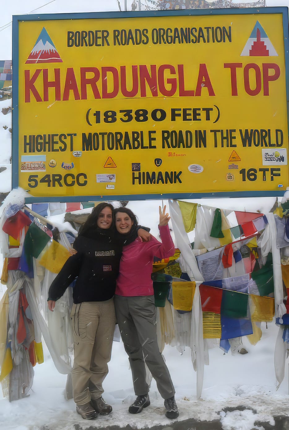 Giuditta traveling abroad, in India