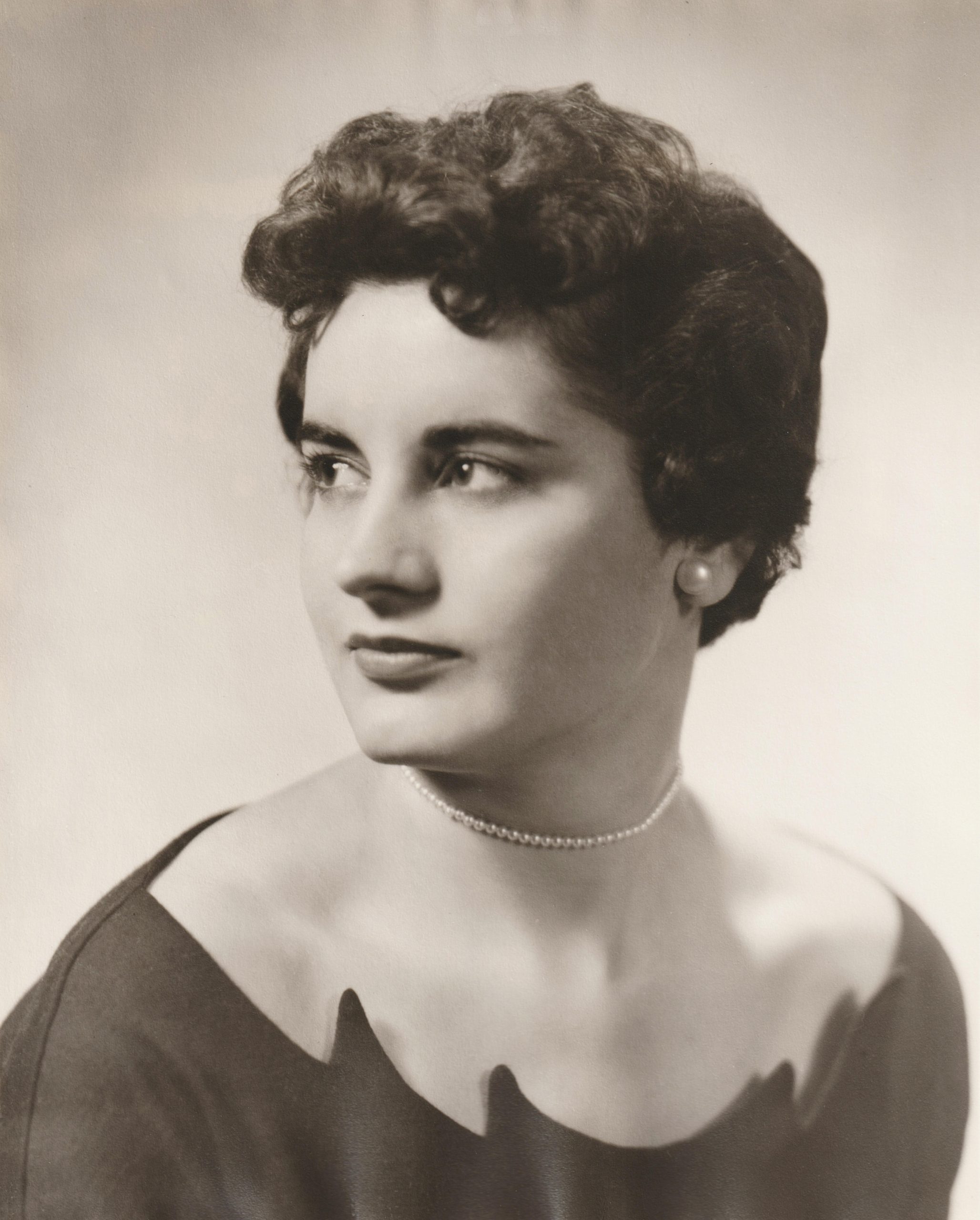 Carol's mother in a studio portrait as a young woman